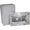 Cutie distributie reglete telefonie 100 perechi neechipata cu suport pentru maxim 10 reglete 2/10 LSA-PLUS / LSA-PROFIL