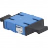 Adaptor fibra optica SC duplex  singlemode albastru flangeless