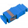 Adaptor fibra optica SC simplex singlemode albastru flangeless