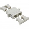 Adaptor fibra optica SC duplex multimode gri