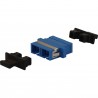 Adaptor fibra optica SC duplex singlemode albastru