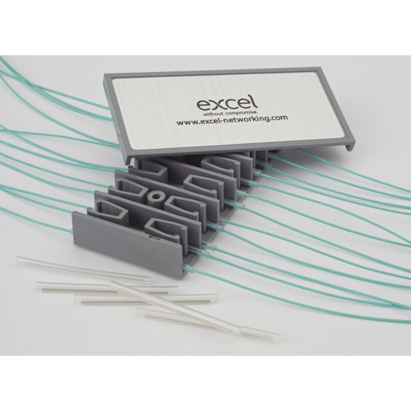 Sustinator suduri fibra optica cu prindere banda adeziva