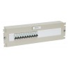 Cutie distributie electrica sina DIN RAIL cabinet 19 inch 3U maxim 22 module gri neechipata