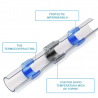 Conector electric termocontractibil impermeabil cu sudare rapida cu inel cositor