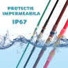 Conector electric termocontractibil impermeabil cu sudare rapida cu inel cositor