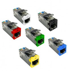 Keystone Jack Modular Categoria 6 FTP AMP-TWIST SLX gri fara capac de praf