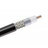 Cablu coaxial CNT 50 Ohm dublu ecranat cu folie si tresa de aluminiu invelis PE negru CNT-400 Commscope