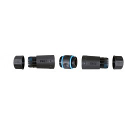 Connection module RJ45 Cat 6 FTP IP68 black