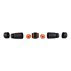 Connection module RJ45 Cat 6A FTP IP68 black
