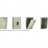 Environ Flat Packed Wall Rack Network Cabinet Black