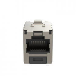 Shielded RJ45 Cat 6 STP TG Keystone Jack Module Black Panduit