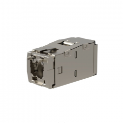 Shielded RJ45 Cat 6 STP TG Keystone Jack Module Black Panduit