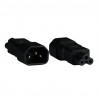 Power Adapter IEC C14 Male to IEC C5 Mickey Mouse
