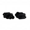 Power Adapter IEC C6 Mickey Mouse Plug to IEC C7 Euro 8 Jack